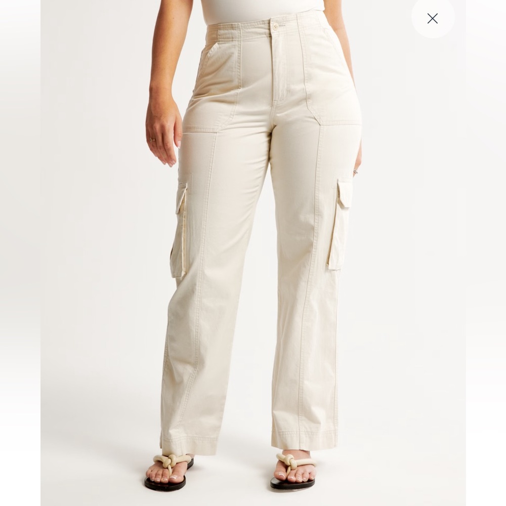 Abercrombie Curve Love Relaxed Cargo Pant Size 24R